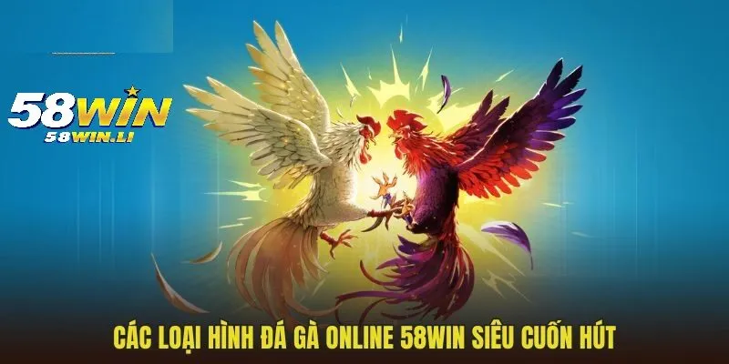 Đá Gà 58win 2 Các loại hình đá gà online 58WIN siêu cuốn hút